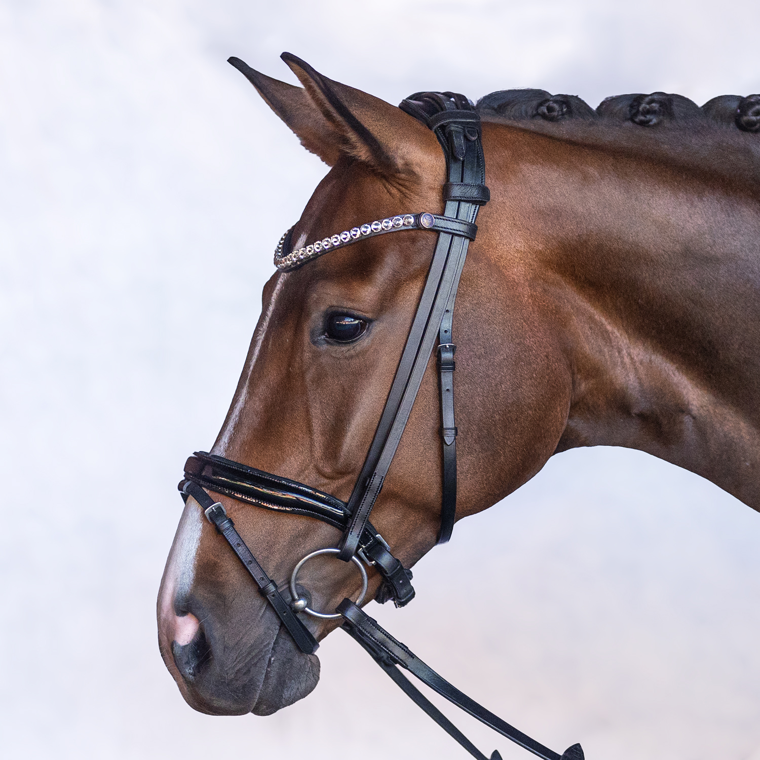 Bridle Velvet Full Swedish Patent Slim Invisible